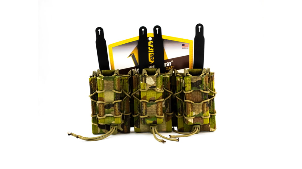 High Speed Gear Triple Double Decker TACO Shingle Rifle/Pistol Magazine Pouch, MultiCam, 45DD00MC