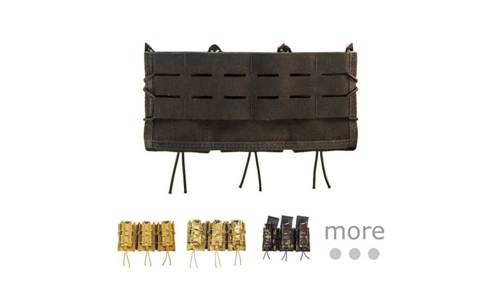 High Speed Gear Triple Double Decker TACO Shingle Rifle/Pistol Magazine Pouch, Black, Coyote Brown, MultiCam, MultiCam BK, Olive Drab, Wolf Grey