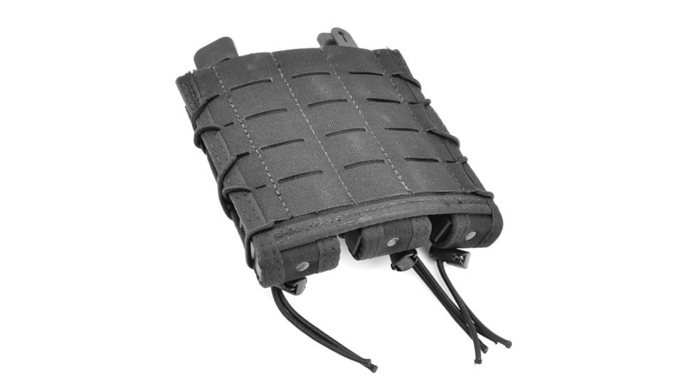 High Speed Gear Triple Extended Pistol TACO Shingle Pistol Magazine Pouch, Black, 45EX00BK