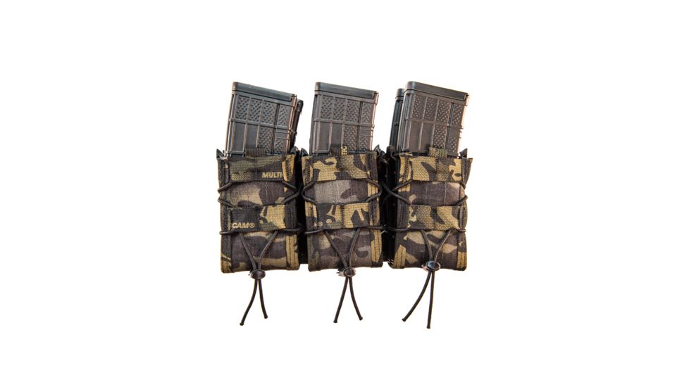 High Speed Gear Triple X2R Taco Shingle Rifle Magazine Pouch, MultiCam Black, 45X2R0MB
