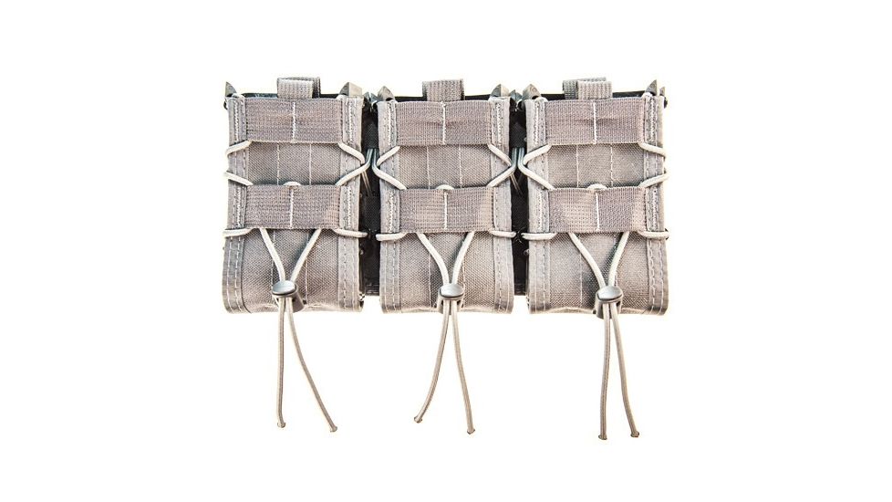 High Speed Gear Triple X2R Taco Shingle Rifle Magazine Pouch, Wolf Gray, 45X2R0WG