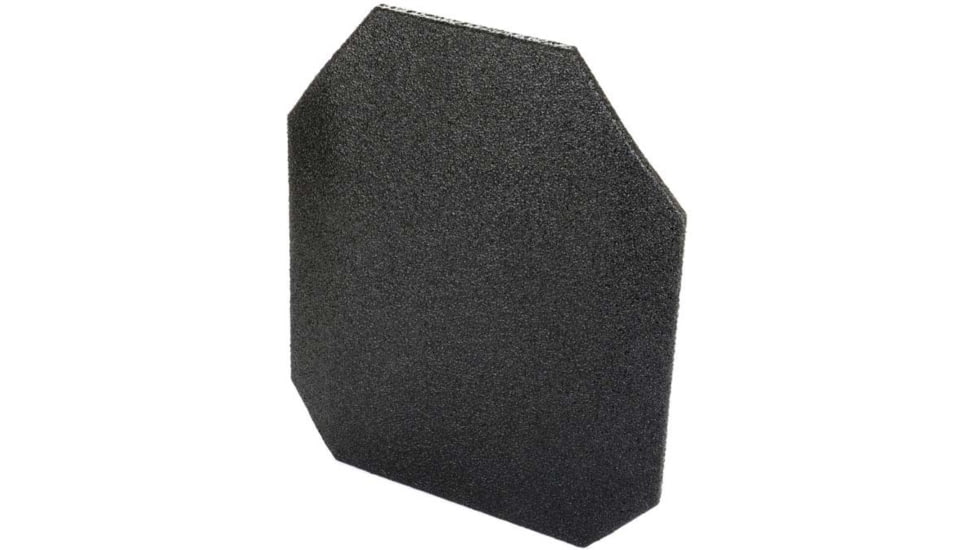 HighCom Armor Guardian AR500 Armor Plate, Shooters Cut, Level III+, Black, 10x12in, AR500-SC-SC-1012-20M