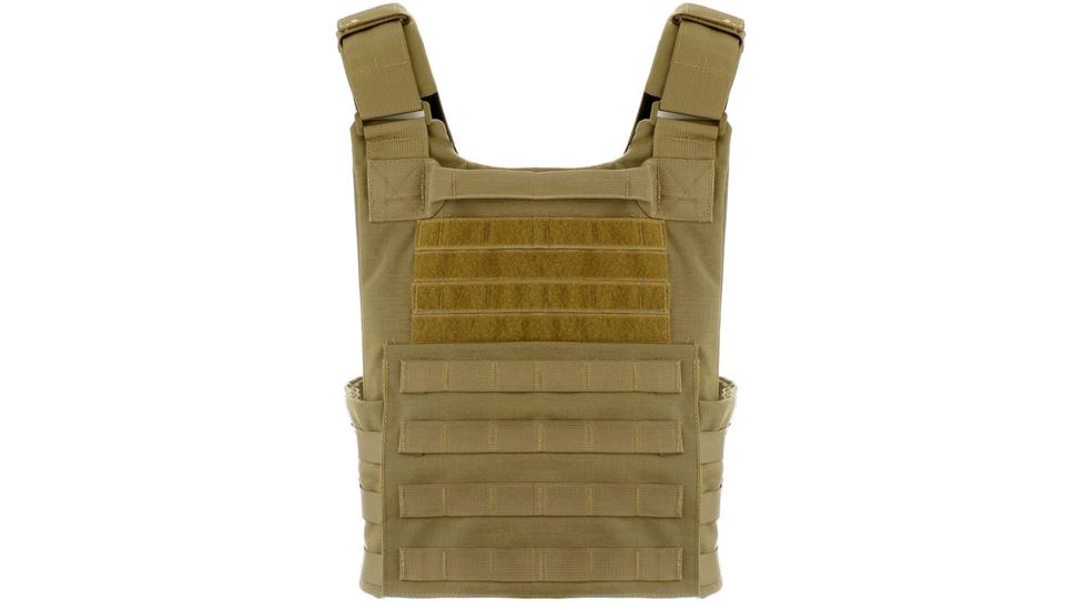 HighCom Armor ACAP Series Rifle Armor Kit Plate Carrier w/Guardian AR1000 Steel Plates/10x12 Shooters Cut/10x12 Shooters Cut, Coyote Tan, 2XL, RAK-831314314