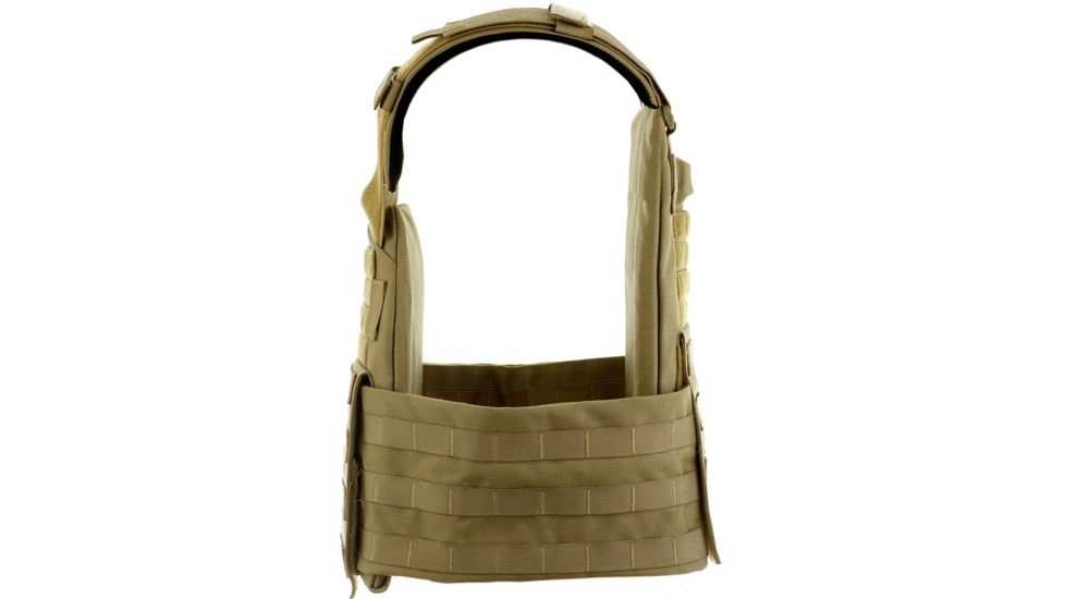 HighCom Armor ACAP Series Rifle Armor Kit Plate Carrier w/Guardian AR1000 Steel Plates/10x12 Shooters Cut/10x12 Shooters Cut, Coyote Tan, 2XL, RAK-831314314