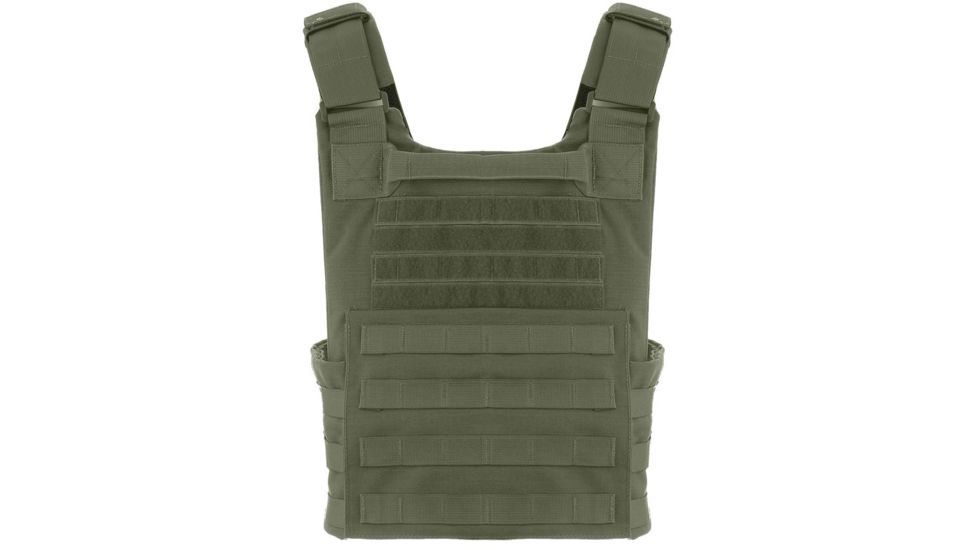HighCom Armor ACAP Series Rifle Armor Kit Plate Carrier w/Guardian AR1000 Steel Plates/10x12 Shooters Cut/10x12 Shooters Cut, OD Green, 2XL, RAK-833314314
