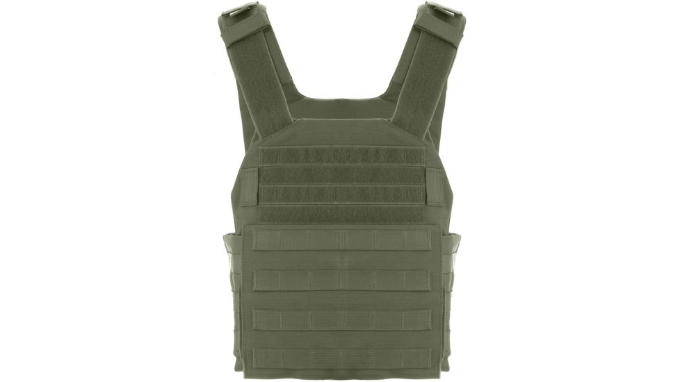 HighCom Armor ACAP Series Rifle Armor Kit Plate Carrier w/Guardian AR1000 Steel Plates/10x12 Shooters Cut/10x12 Shooters Cut, OD Green, 2XL, RAK-833314314