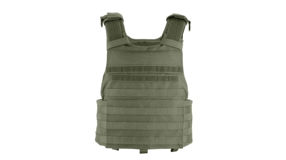 HighCom Armor APC Series Rifle Armor Kit Plate Carrier w/Guardian 3S11 Super Lightweight UHMWPE Plates/10x12 Shooters Cut/10x12 Shooters Cut, OD Green, 2XL, RAK-165281281