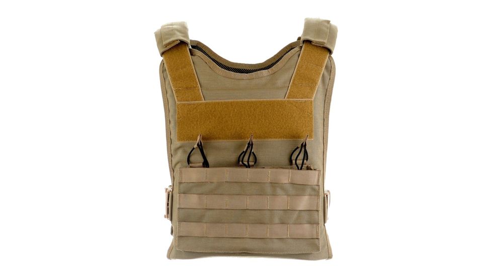 HighCom Armor BPC Series Rifle Armor Kit Plate Carrier w/Guardian AR1000 Steel Plates/10x12 Shooters Cut/10x12 Shooters Cut, Coyote Tan, 2XL, RAK-182314314