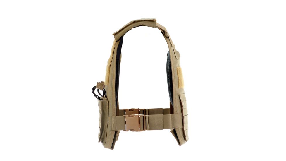 HighCom Armor BPC Series Rifle Armor Kit Plate Carrier w/Guardian AR1000 Steel Plates/10x12 Shooters Cut/10x12 Shooters Cut, Coyote Tan, 2XL, RAK-182314314