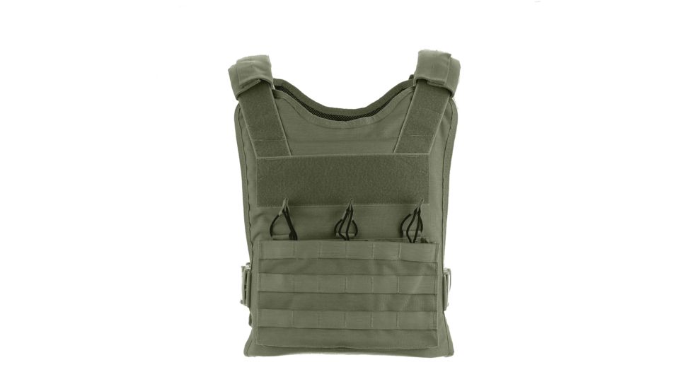 HighCom Armor BPC Series Rifle Armor Kit Plate Carrier w/Guardian AR1000 Steel Plates/10x12 Shooters Cut/10x12 Shooters Cut, OD Green, 2XL, RAK-176314314