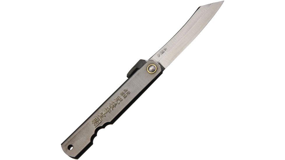 Higonokami Triple Layered SK Folder Black Folding Knife,2.625in,Black Stainless Handle HIGO06BL