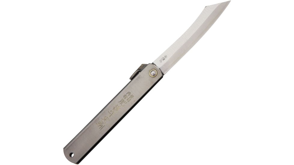 Higonokami Triple Layered SK Folder Black Folding Knife,3.5in,Black Stainless Handle HIGO08BL