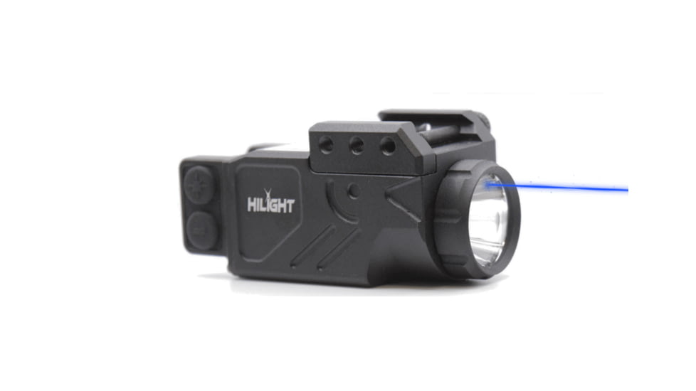 Hilight Enforcer Series Blue Laser Sight, SIG Sauer P226, Springfield Armory XD-S, Glock 19, SIG Sauer P320, Glock 17, Glock 34, Smith &amp; Wesson M&amp;P M2.0, Springfield Armory XD-M, Black, ES10B2