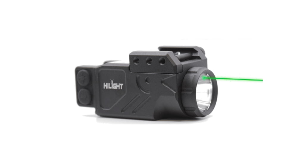 Hilight Enforcer Series Green Laser Sight, SIG Sauer P226, Springfield Armory XD-S, Glock 19, SIG Sauer P320, Glock 17, Glock 34, Smith &amp; Wesson M&amp;P M2.0, Springfield Armory XD-M, Black, ES10G2
