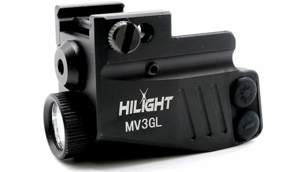 Hilight Maverick Series Green Laser Sight, SIG Sauer P226, Springfield Armory XD-S, Glock 19, SIG Sauer P320, Glock 17, Glock 34, Smith &amp; Wesson M&amp;P M2.0, Springfield Armory XD-M, Black, MV3GL