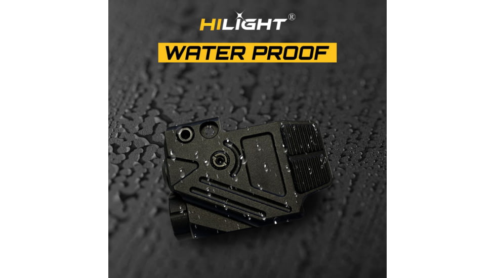 Hilight Peak Performance Purple/Cyan Laser Sight, Glock 17, Glock 19, Black, P3PCL