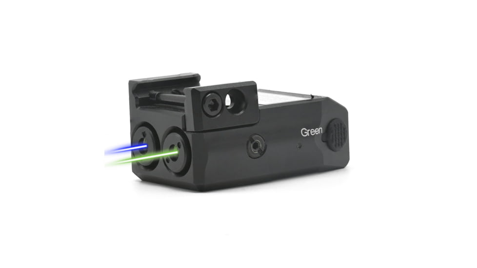 Hilight Performance Series Dual Blue/Green Laser Sight, G 17, SIG Sauer P226, Springfield Armory XD-S, SIG Sauer P320, G 34, S&amp;W M&amp;P M2.0, Springfield Armory XD-M, G 19, Black, P3BG