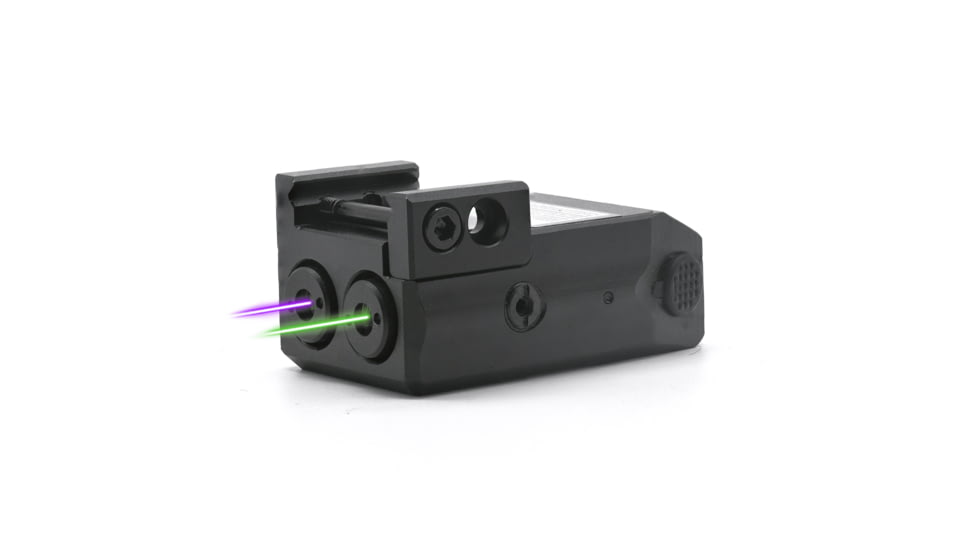 Hilight Performance Series Dual Purple/Green Laser Sight, G 17, SIG Sauer P226, Springfield Armory XD-S, SIG Sauer P320, G 34, S&amp;W M&amp;P M2.0, Springfield Armory XD-M, G 19, Black, P3PG