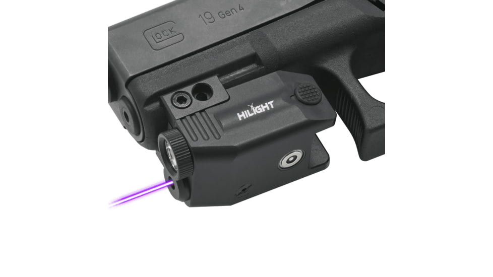 Hilight Primal Series Purple Laser Sight, Glock 17, Glock 19, Black, PS5P