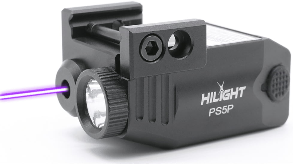Hilight Primal Series Purple Laser Sight, Glock 17, Glock 19, Black, PS5P