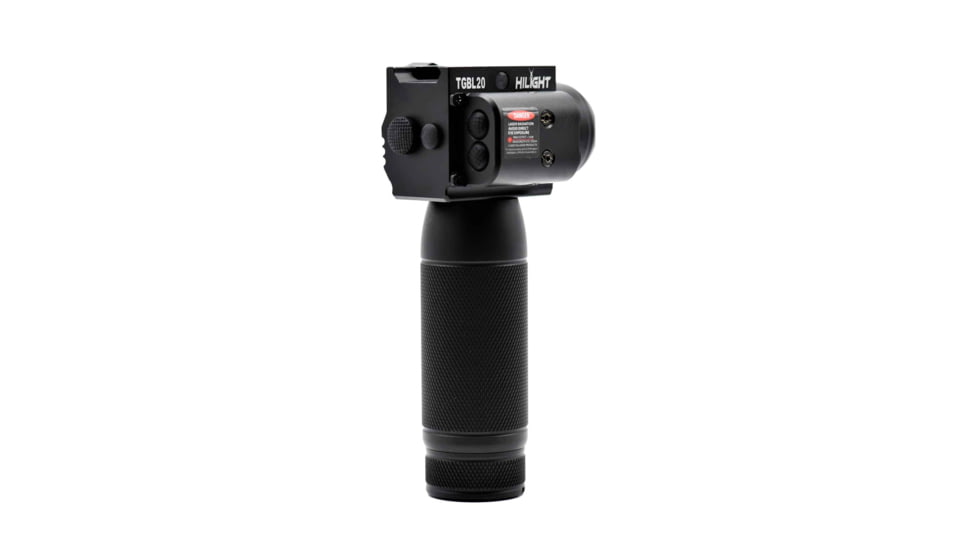 Hilight Tactical Weaver Grip 1000 Lumens Weapon Light w/Dual Laser, Lithium Metal/CR123A, TGBL20
