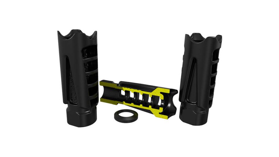 Hiperfire Hipercomp 556CQ, Muzzle Compensator, 5.56mm, 1/2-28, w/crush washer HPT 556CQ