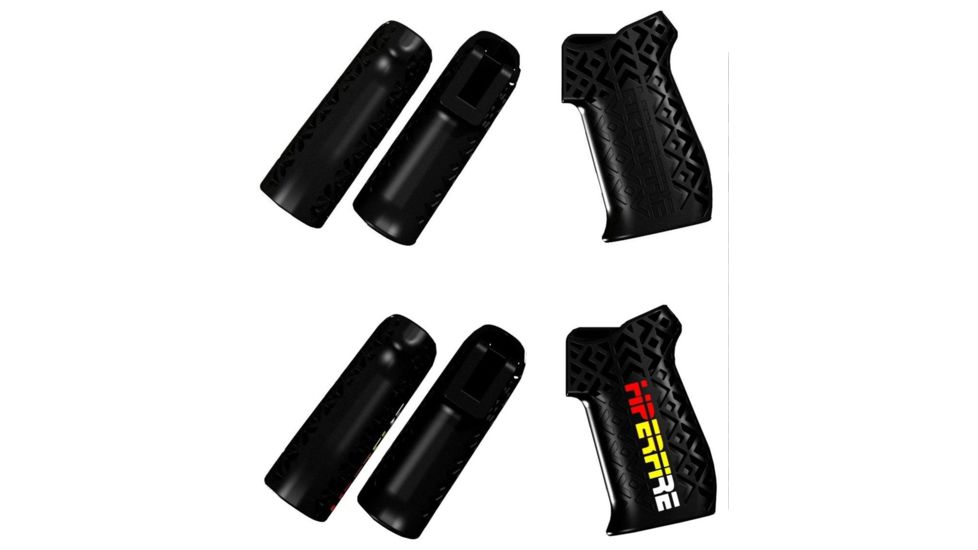 HIPERFIRE Hipergrip Pistol Grip for AR15/10 M4/16, Black Smooth, Black Textured
