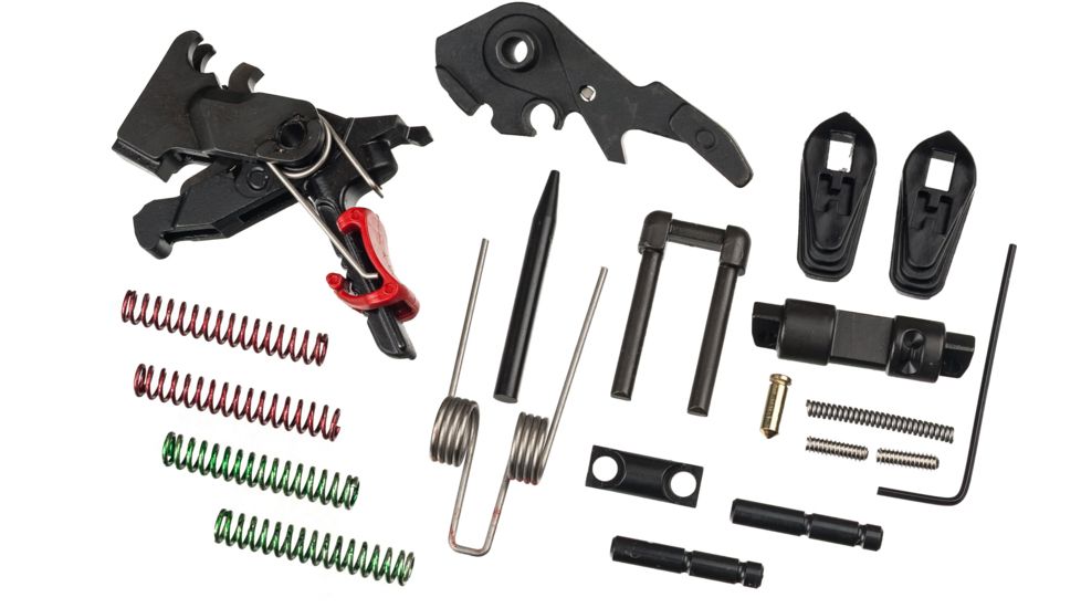 HIPERFIRE HIPERTOUCH Competition AR-15/10 Trigger Assembly Kit w/ HIPERSWITCH Safety Selector, Black, HPTC HPSBLK