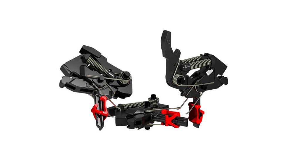 HIPERFIRE HIPERTOUCH Competition AR-15/10 Trigger Assembly Kit w/ HIPERSWITCH Safety Selector, Red, HPTC HPSRED