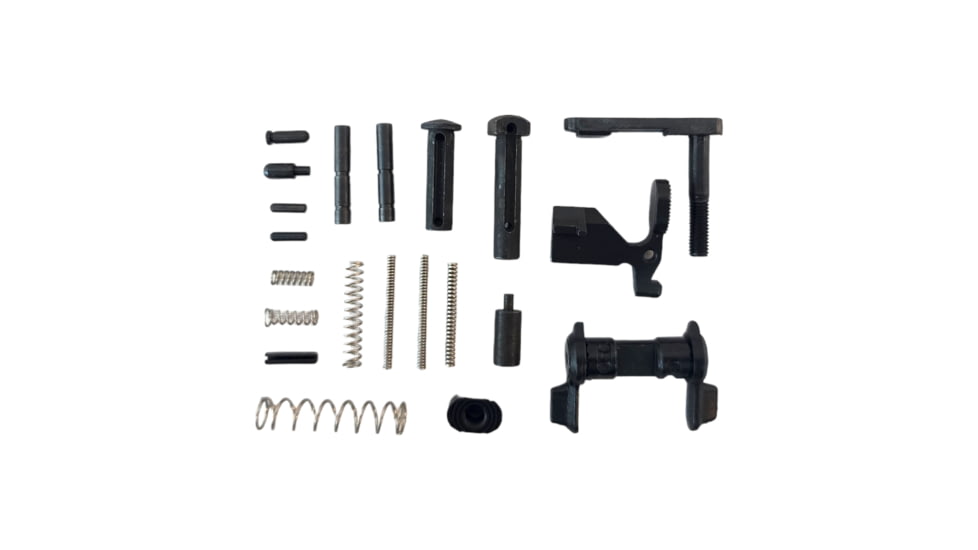 HIPP Customs Lower Receiver Parts w/o Trigger Group, Black, HC15LPKBLDR