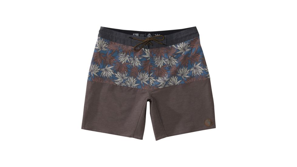 HippyTree Mens Agave Woven Board Shorts, Blue, Small, 2187-BLUE-S