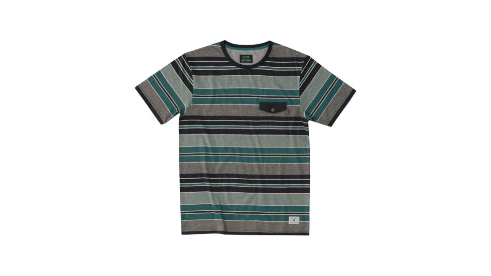 HippyTree Mens Bristol Tee, Heather Black, Large, 2151-HEATHER BLACK-L