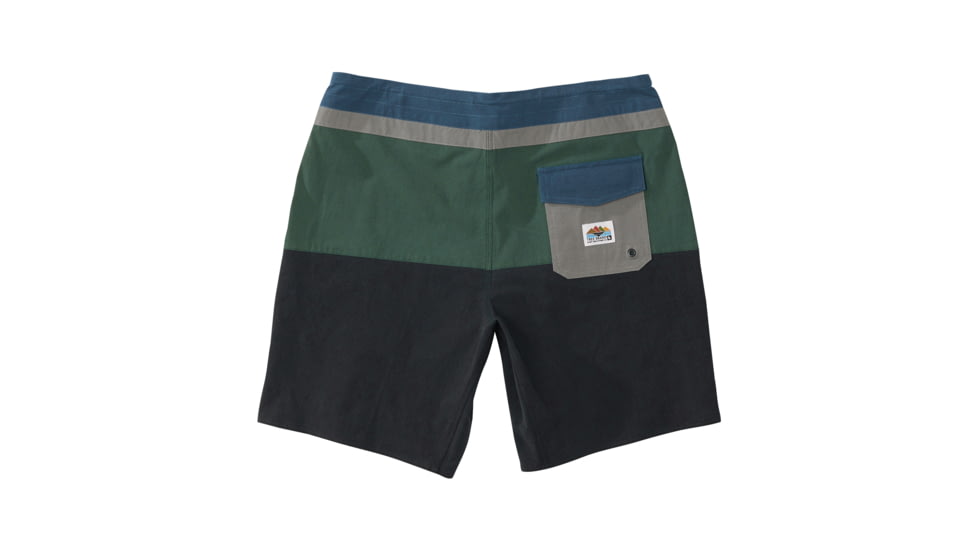 HippyTree Mens Jupiter Trunk Board Shorts, Asphalt, 28 Waist, 2158-ASPHALT-28