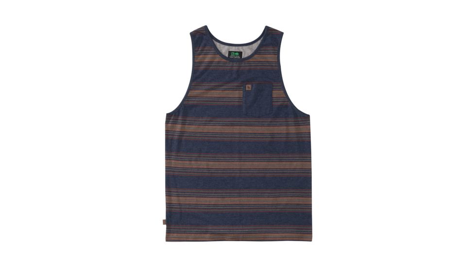 HippyTree Mens Lexington Tank, Heather Navy, Small, 2173-HEATHER NAVY-S