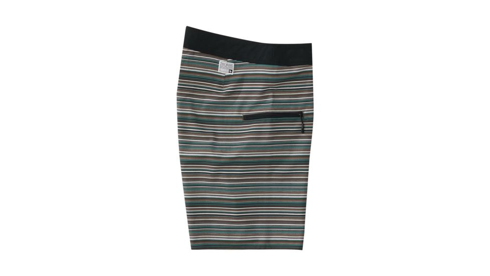 HippyTree Mens Pinline Trunk Boardshorts, Brown, 28 Waist, 2181-BROWN-28