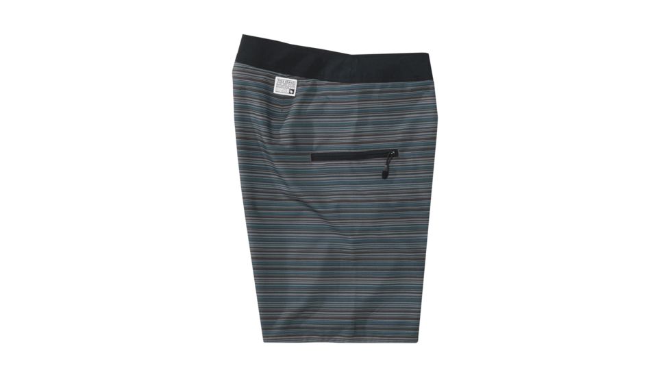 HippyTree Mens Pinline Trunk Boardshorts, Grey, 28 Waist, 2181-GREY-28