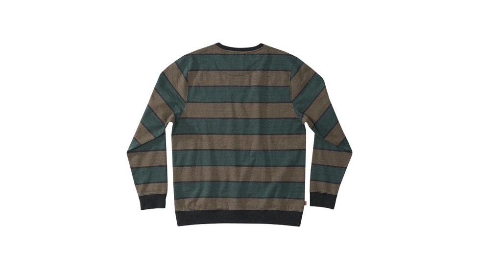 HippyTree Mens Sherwood Crew Sweatshirt, Heather Black, Small, 2190-HEATHER BLACK-S