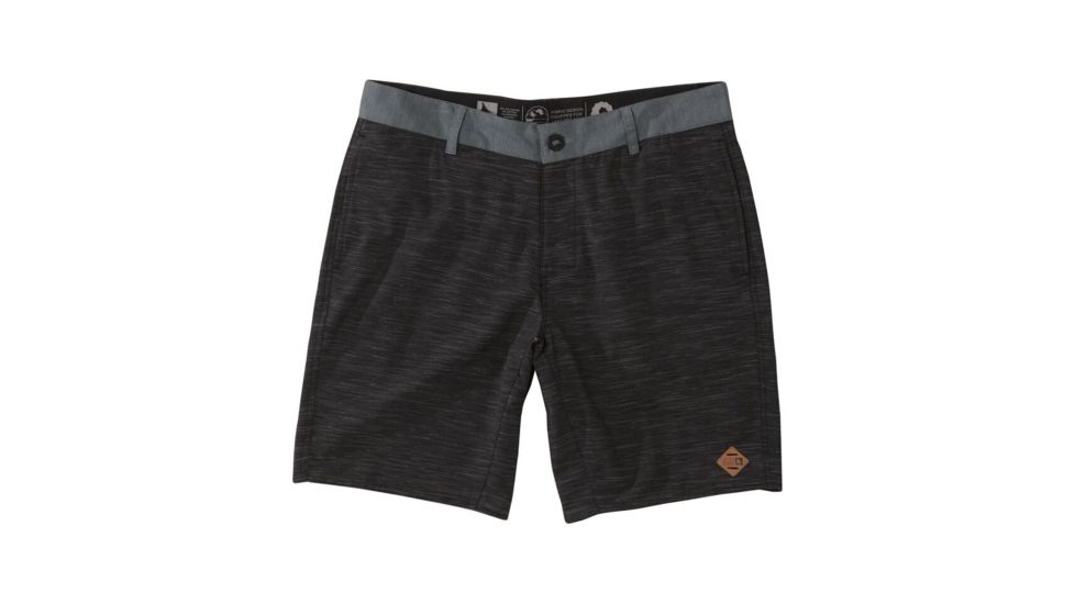 HippyTree Mens Tulsa Hybrid Shorts, Black, 30 Waist, 2193-BLACK-30