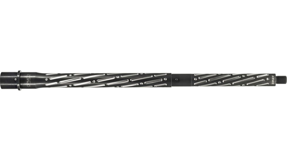 Hitman Industries OPMOD MG223 Spiral AR-15 .223 Wylde Medium Rifle Threaded Barrel, Stainless Steeel/Black Nitride, 223WM16MED416B7SMC