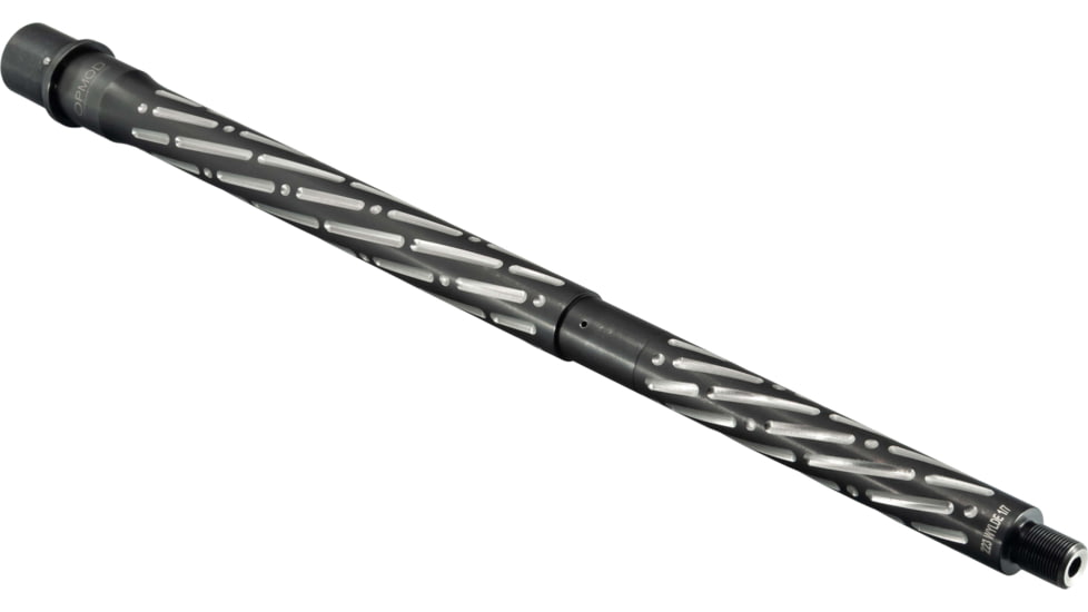 Hitman Industries OPMOD MG223 Spiral AR-15 .223 Wylde Medium Rifle Threaded Barrel, Stainless Steeel/Black Nitride, 223WM16MED416B7SMC