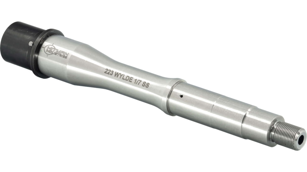 Hitman Industries AR-15 .223 Wylde Government Rifle Barrel, 7.5 inch, 1-7 Twist, Pistol Length, Stainless Steel, 223WP7.5GOV416W7