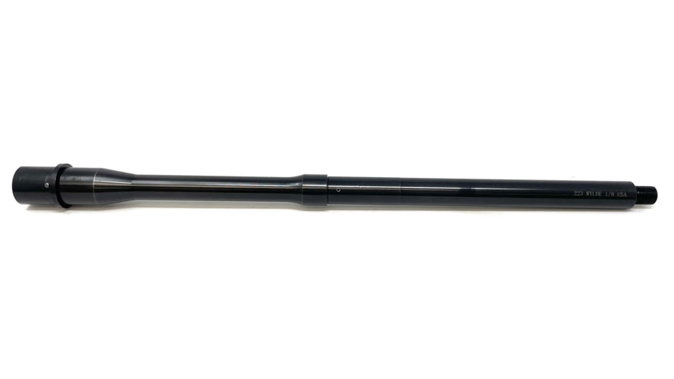 Hitman Industries AR-15 .223 Wylde M4 Government Rifle Barrel, 16 inch, 1-8 Twist, Carbine Length, Nitride, Black, 223WC16GOV50B8