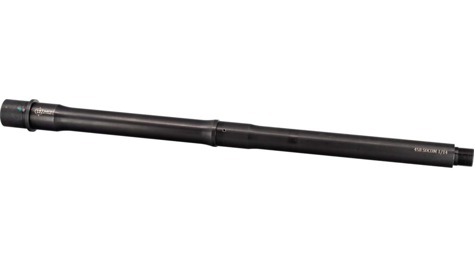 Hitman Industries AR-15 .458 SOCOM Government Rifle Barrel, 16 inch, 1-14 Twist, Carbine Length, 5/8x32 Thread, Nitride, Black, 458C16GOV50B14