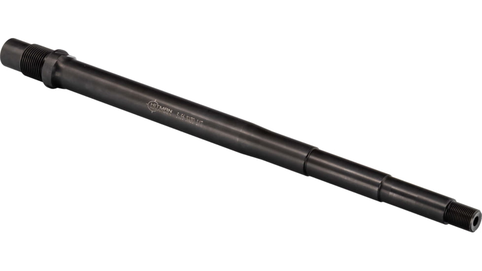 Hitman Industries AR-15 5.56mm Galil Rifle Barrel, 13 inch, 1-7 Twist, Nitride, Black, 55613GALIL50B7