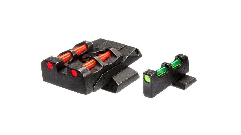 HiViz Adjustable Sight Set for Smith &amp; Wesson M&amp;P, Black, SWMPE21