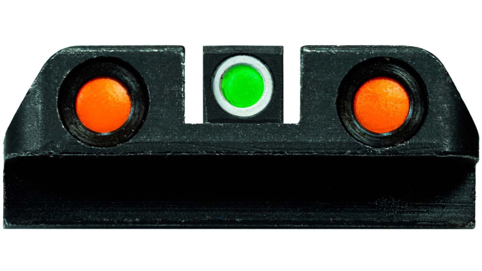HiViz LiteWave H3 Tritium/Litepipe Pistol Night Sight Set - Fits Gen 1-5 Glock 42, Glock 43, Glock 43X &amp; Glock 48