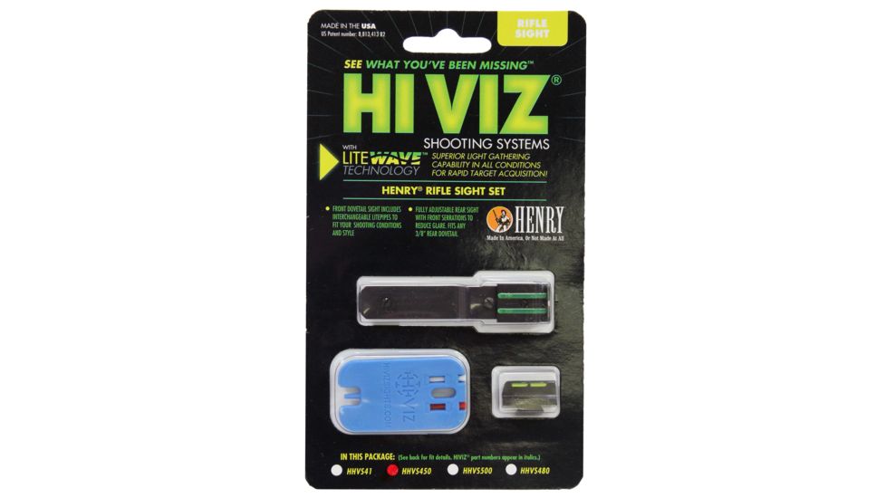 Hiviz HHVS450 LiteWave Henry Frontier Fiber Optic Green Black