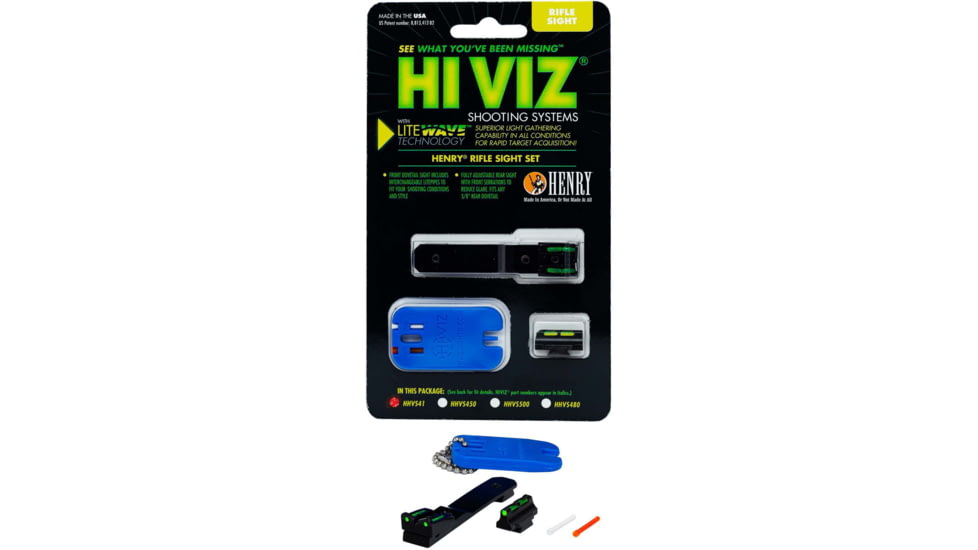 HiViz LiteWave F&amp;R Sight: Henry Big Boy rifles HHVS41