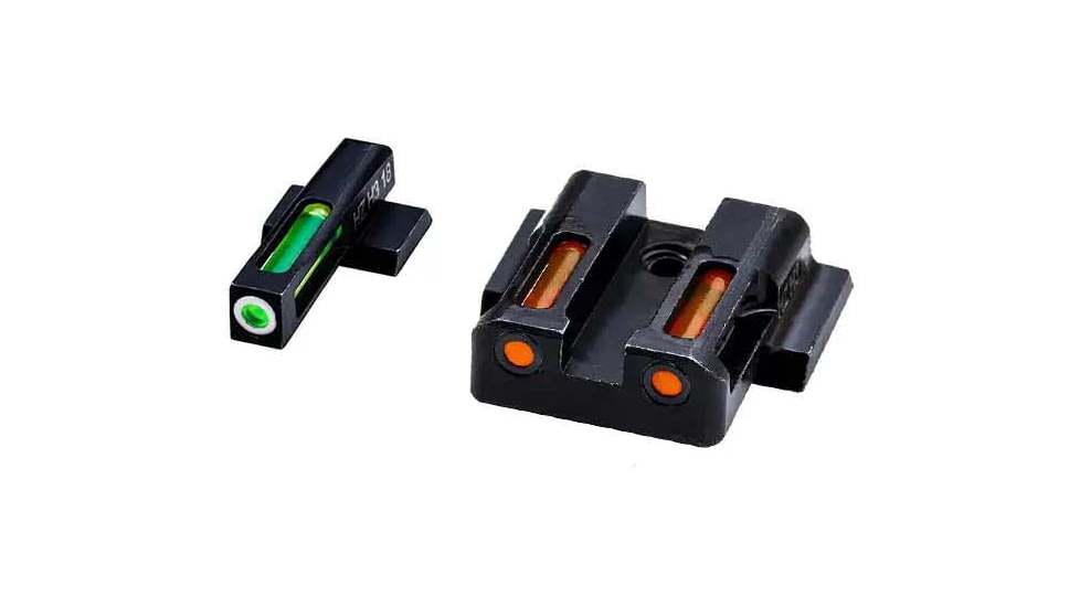 HiViz LiteWave H3 Tritium, Litepipe Pistol Day and Night Sight Set