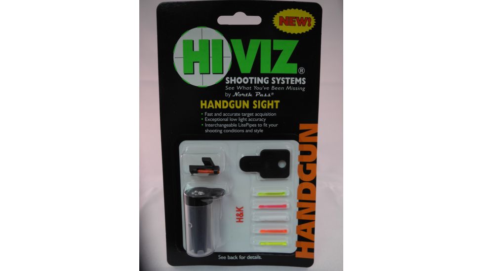 Hiviz HK2008-F, H &amp; K Full size Interchangeable Front Sight, Red/Green HK2008-F